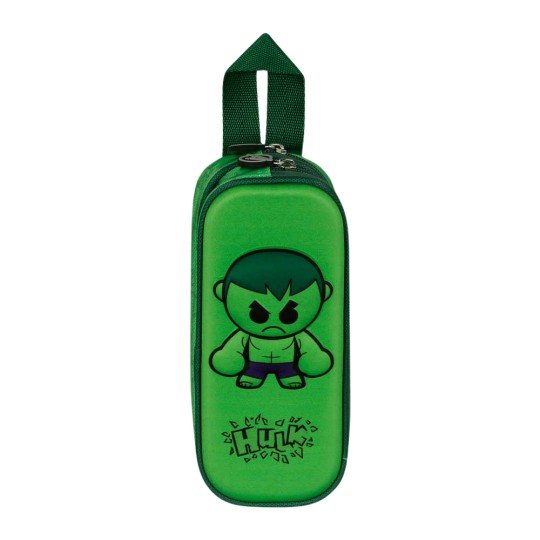 3D Bobblehead Hulk Marvel Two-Compartment Pencil Case