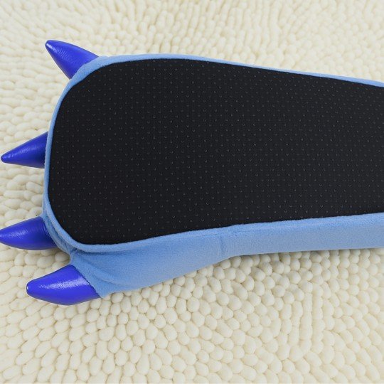 Miękkie Kapcie Dziecięce Łapy Stitch 3D Niebieskie z Pazurami, zdjęcie 3
