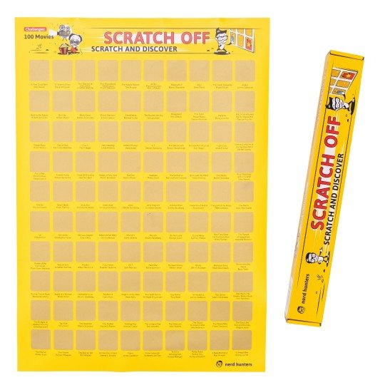 Scratch Off 100 Movies - Plakat Zdrapka 100 Kultowych Filmów A2, zdjęcie 6