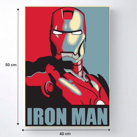 PAINT BY NUMBERS WITH FRAME Paintings - Iron Man, photo 3