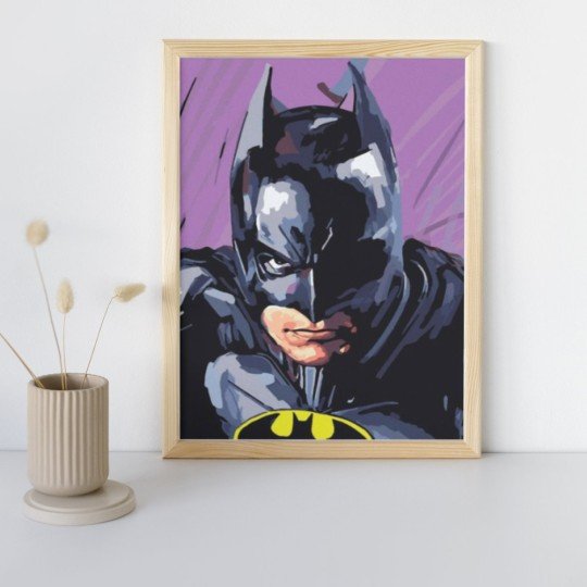 PAINT BY NUMBERS WITH FRAME Paintings - Batman DC, photo 2