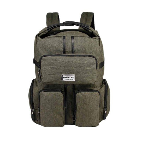 Premium Two-Compartment Urban School Backpack Army Green 35x44x17 cm, photo 3