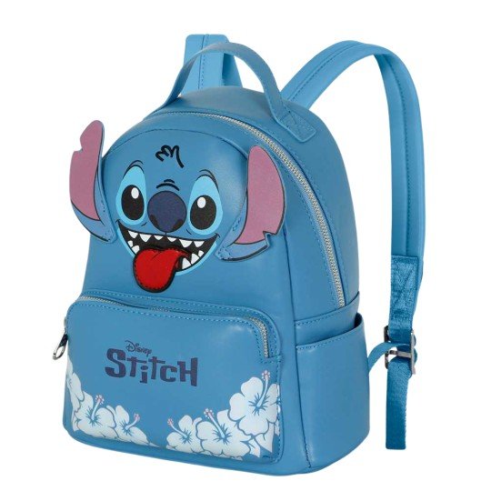 Fashionable Urban Backpack Lilo & Stitch Disney Blue 25x29x16 cm