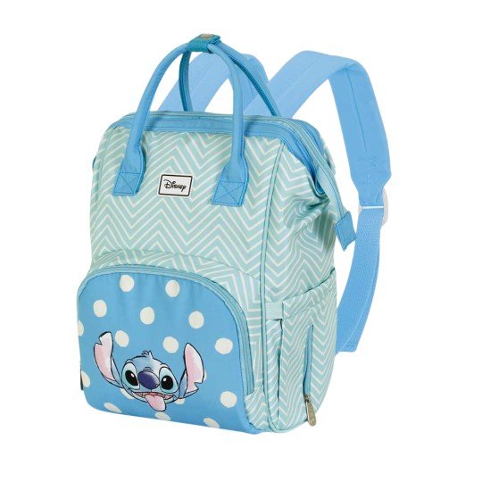 Urban Backpack for Mums, Stroller-Friendly Lilo & Stitch Disney Blue 25x40x20 cm