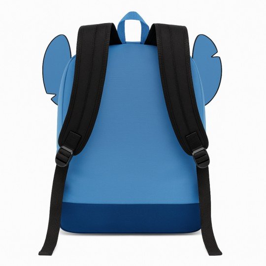 One-Compartment School Backpack Cute Stitch Disney Blue 31x44x18 cm, photo 2