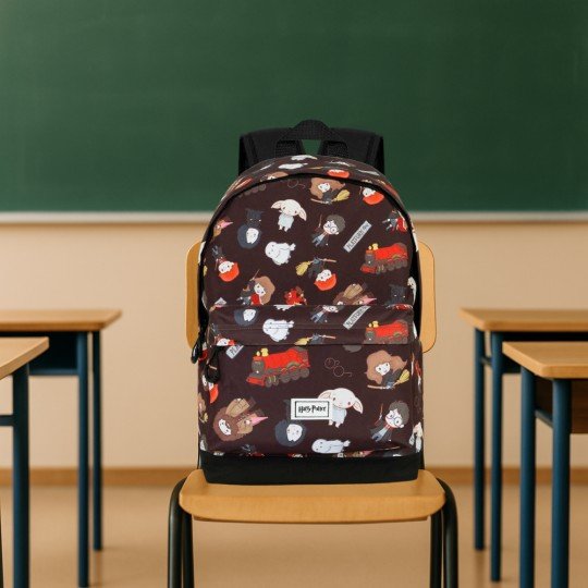 Harry Potter Cute Chibi Two-Compartment School Backpack 31x44x18cm, photo 5