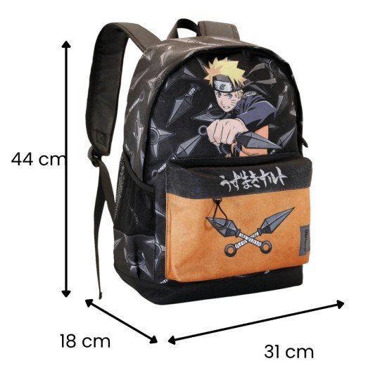 Naruto Weapons 2.0 Double-Compartment School Backpack 31x44x18cm, photo 4
