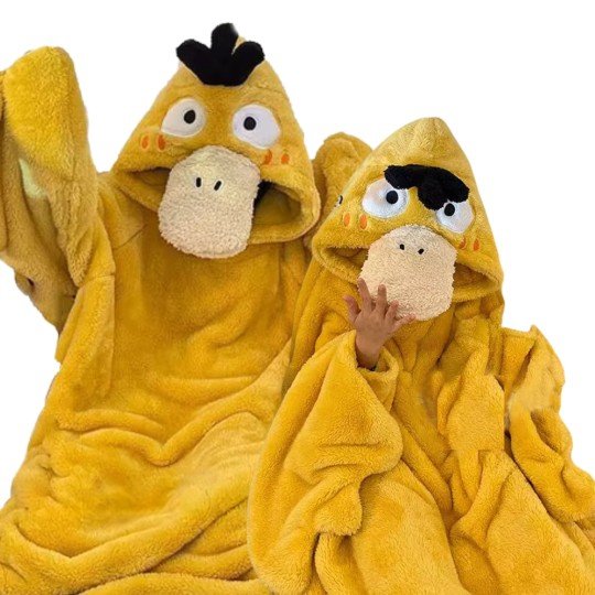 Extra Soft Lazy Robe Pokémon Psyduck 100 cm