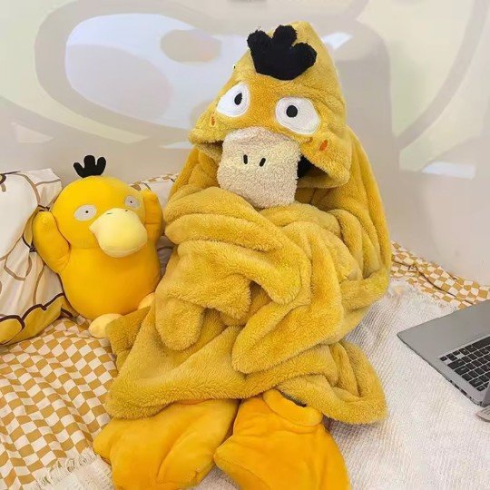 Extra Soft Lazy Robe Pokémon Psyduck 100 cm, photo 5
