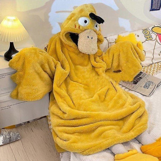 Extra Soft Lazy Robe Pokémon Psyduck 100 cm, photo 6
