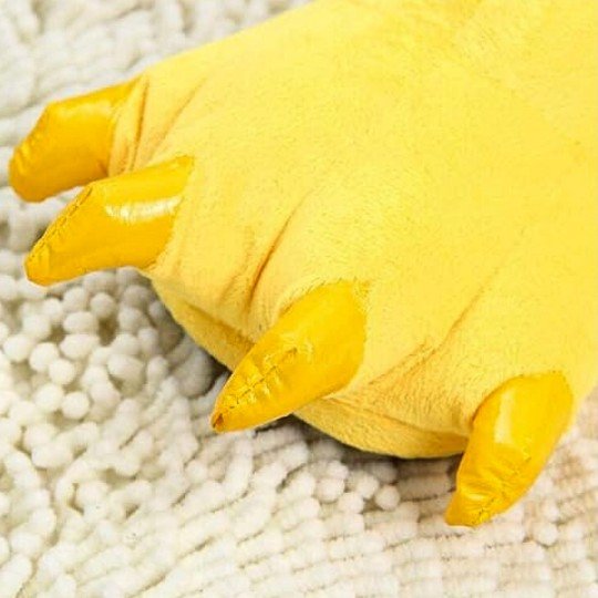 Slippers for Adults Yellow 3D with Claws EU, photo 4