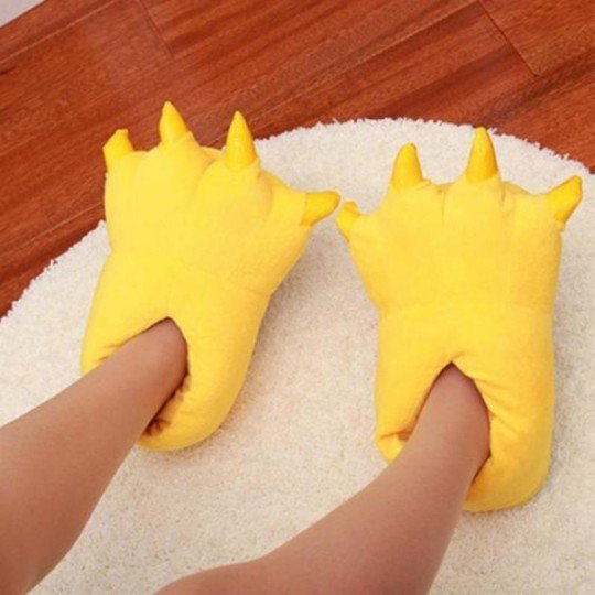 Slippers for Adults Yellow 3D with Claws EU, photo 8