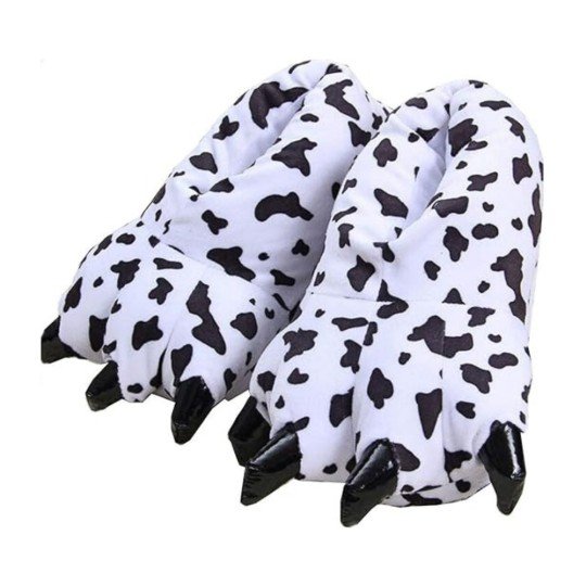 Adult Paw Slippers Cow 3D with Claws EU, photo 3