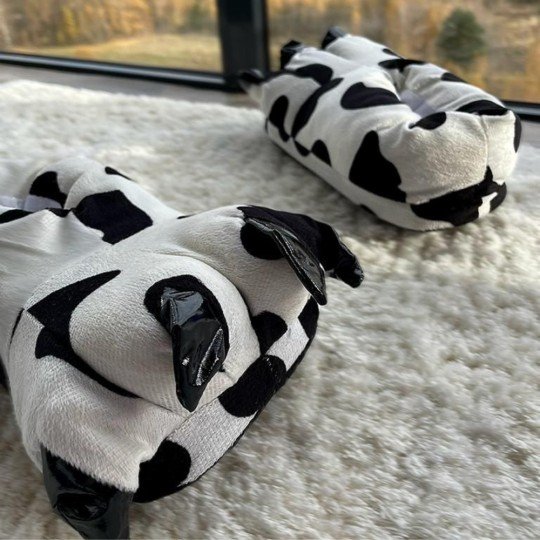 Adult Paw Slippers Cow 3D with Claws EU, photo 7