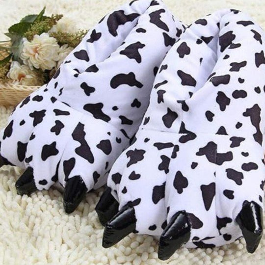 Adult Paw Slippers Cow 3D with Claws EU, photo 8