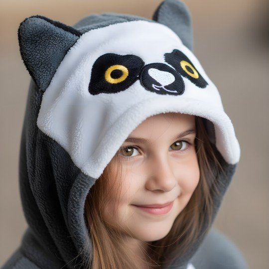 Piżama Onesie Kigurumi Kostium Przebranie Lemur Dzieci, zdjęcie 2