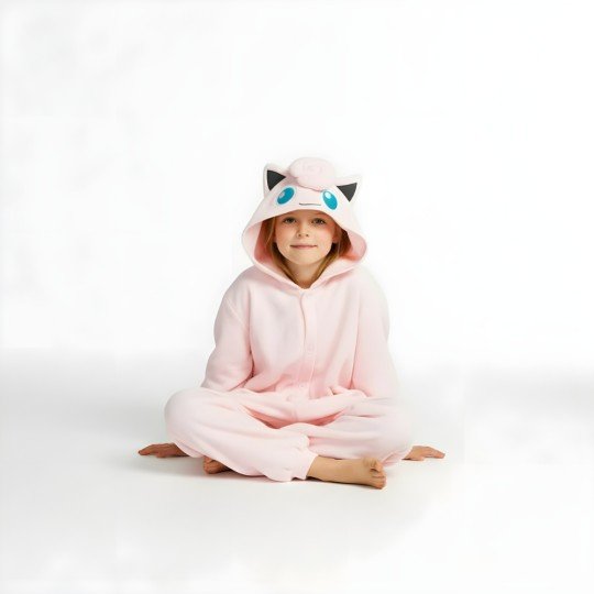 Onesie Kigurumi Pyjama Pokemon Jigglypuff Kids, photo 8