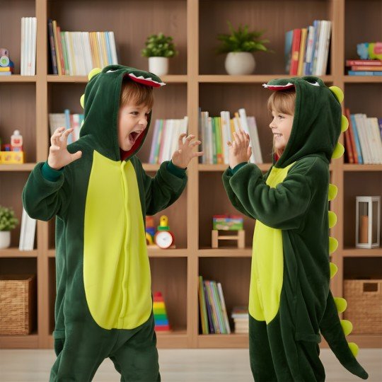 Onesie Kigurumi Pajama Costume Dinosaur, photo 2
