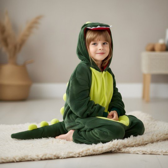 Onesie Kigurumi Pajama Costume Dinosaur, photo 8