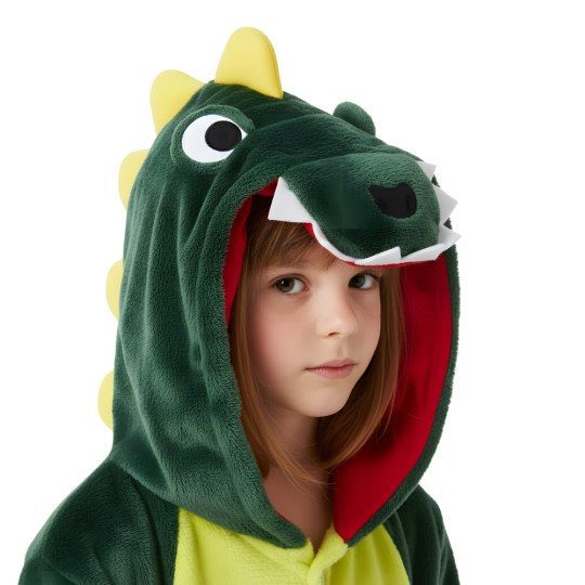 Piżama Onesie Kigurumi Kostium Przebranie Dinozaur, zdjęcie 4