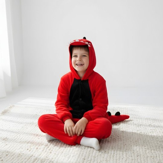 Dinosaur Kids Kigurumi Onesie Pyjama Costume, photo 10