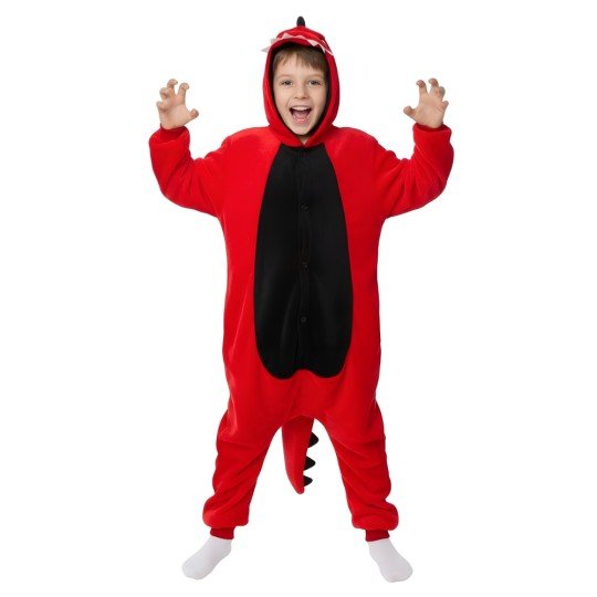 Piżama Onesie Kigurumi Kostium Przebranie Dinozaur Dzieci, zdjęcie 9