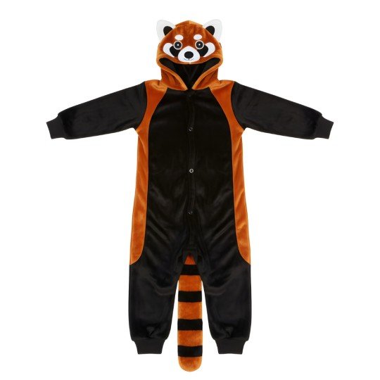 Piżama Onesie Kigurumi Kostium Przebranie Ruda Panda Dzieci, zdjęcie 4