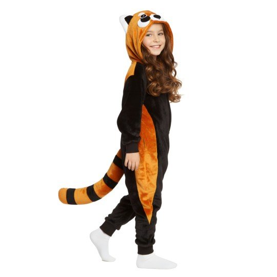 Piżama Onesie Kigurumi Kostium Przebranie Ruda Panda Dzieci, zdjęcie 5