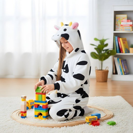 Cow Kigurumi Onesie Pyjama Costume, photo 3