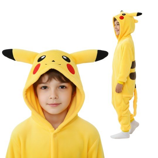 Pokémon Pikachu Kigurumi Onesie Pajama Costume