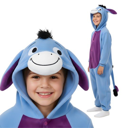 Eeyore the Donkey Kigurumi Onesie Pajama Costume Kids