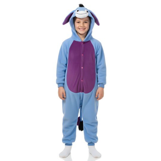 Eeyore the Donkey Kigurumi Onesie Pajama Costume Kids, photo 10
