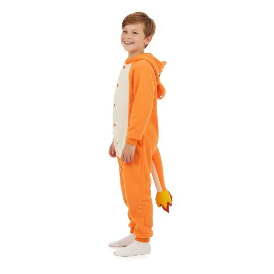 Kigurumi Onesie Pyjama Outfit Pokémon Charmander Kids, photo 4