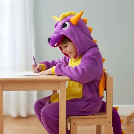 Onesie Kigurumi Pyjama Costume Spyro Kids, photo 8
