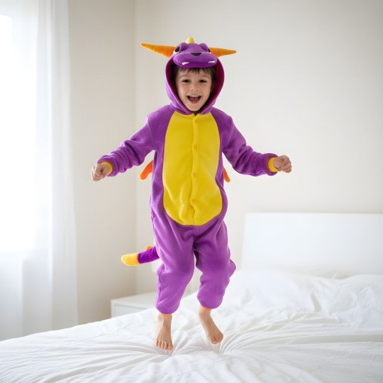 Spyro Kigurumi Onesie Pajama Costume Kids, photo 6