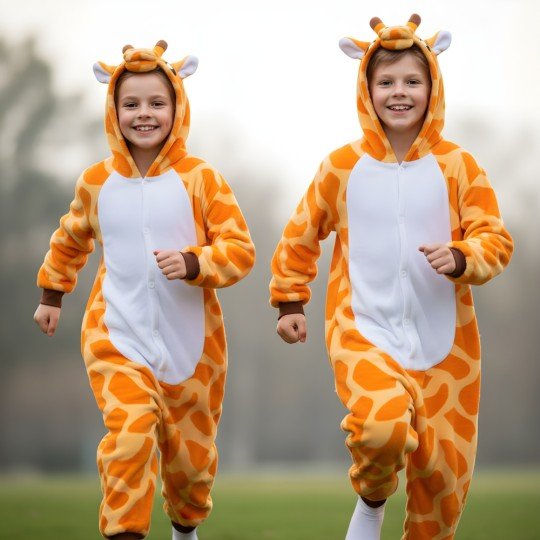Piżama Onesie Kigurumi Kostium Przebranie Żyrafa Dzieci, zdjęcie 9