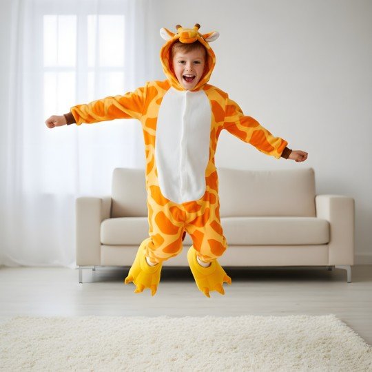 Piżama Onesie Kigurumi Kostium Przebranie Żyrafa Dzieci, zdjęcie 2