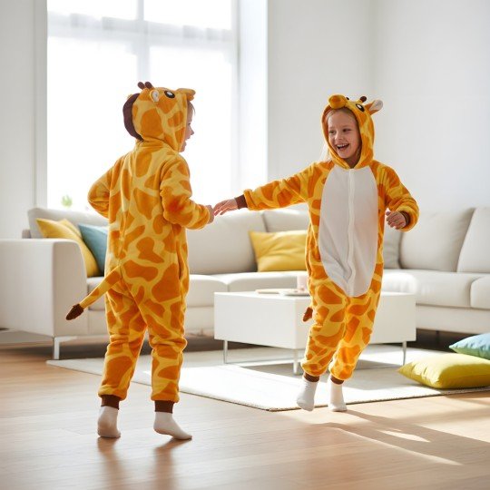 Piżama Onesie Kigurumi Kostium Przebranie Żyrafa Dzieci, zdjęcie 7