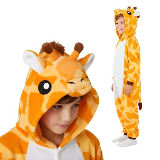Onesie Kigurumi Pyjama Costume Giraffe Kids