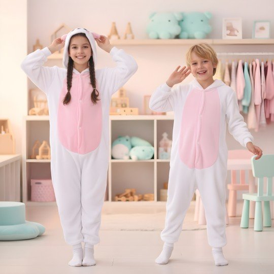 Piżama Onesie Kigurumi Kostium Przebranie Królik Dzieci, zdjęcie 2