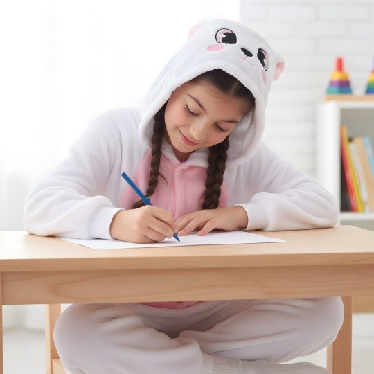 Piżama Onesie Kigurumi Kostium Przebranie Królik Dzieci, zdjęcie 3