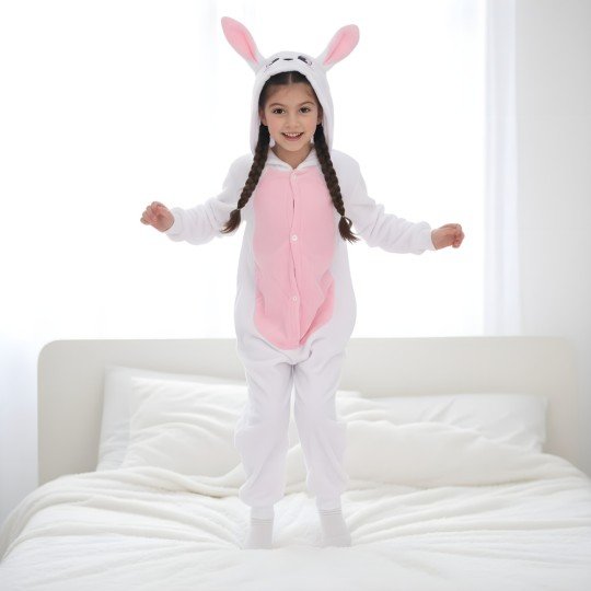 Piżama Onesie Kigurumi Kostium Przebranie Królik Dzieci, zdjęcie 4