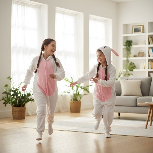 Piżama Onesie Kigurumi Kostium Przebranie Królik Dzieci, zdjęcie 7