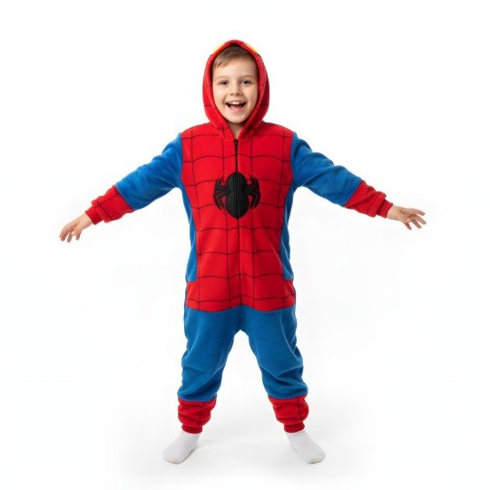 Piżama Onesie Kigurumi Kostium Przebranie Spider-Man, zdjęcie 4