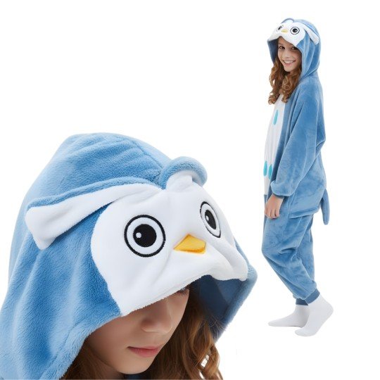 Onesie Kigurumi Pyjama Costume Owl Kids