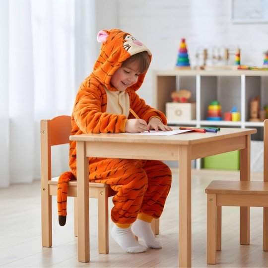 Piżama Onesie Kigurumi Kostium Przebranie Tygrysek Dzieci, zdjęcie 4