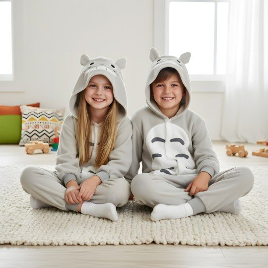 Piżama Onesie Kigurumi Kostium Przebranie Totoro Dzieci, zdjęcie 4