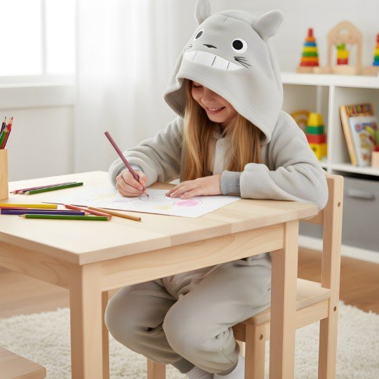 Piżama Onesie Kigurumi Kostium Przebranie Totoro Dzieci, zdjęcie 5