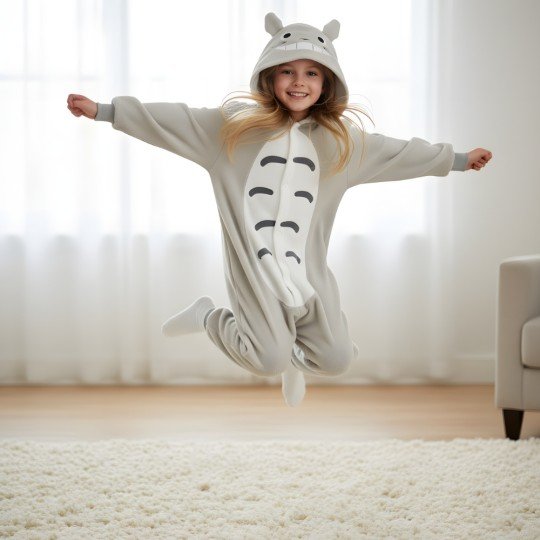 Piżama Onesie Kigurumi Kostium Przebranie Totoro Dzieci, zdjęcie 8