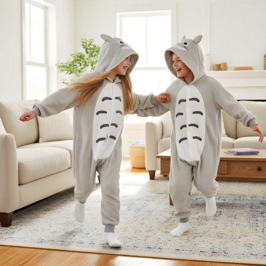 Piżama Onesie Kigurumi Kostium Przebranie Totoro Dzieci, zdjęcie 10